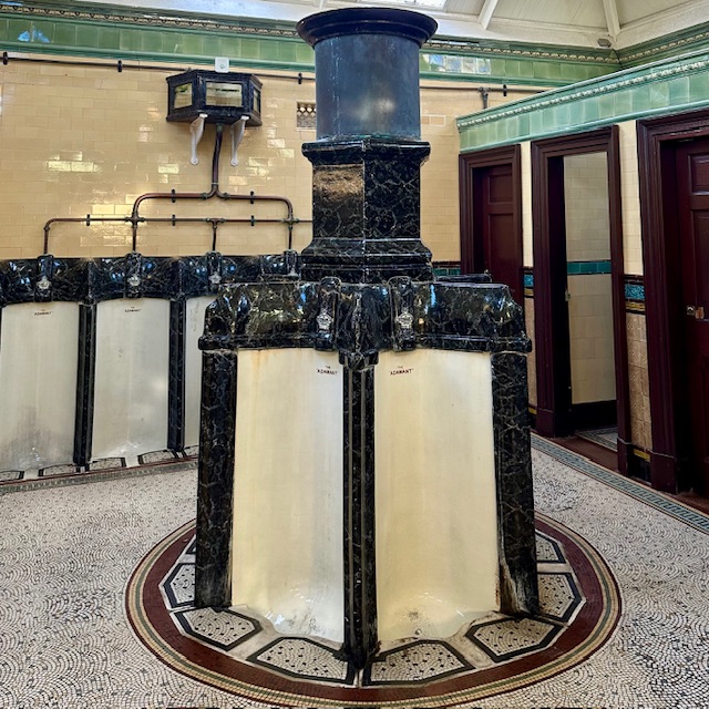 The antique pissoir at Isle of Bute