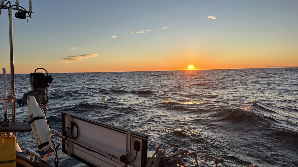 Sunset in the Labrador Sea