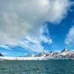 Picture of the glacier at Svalbard