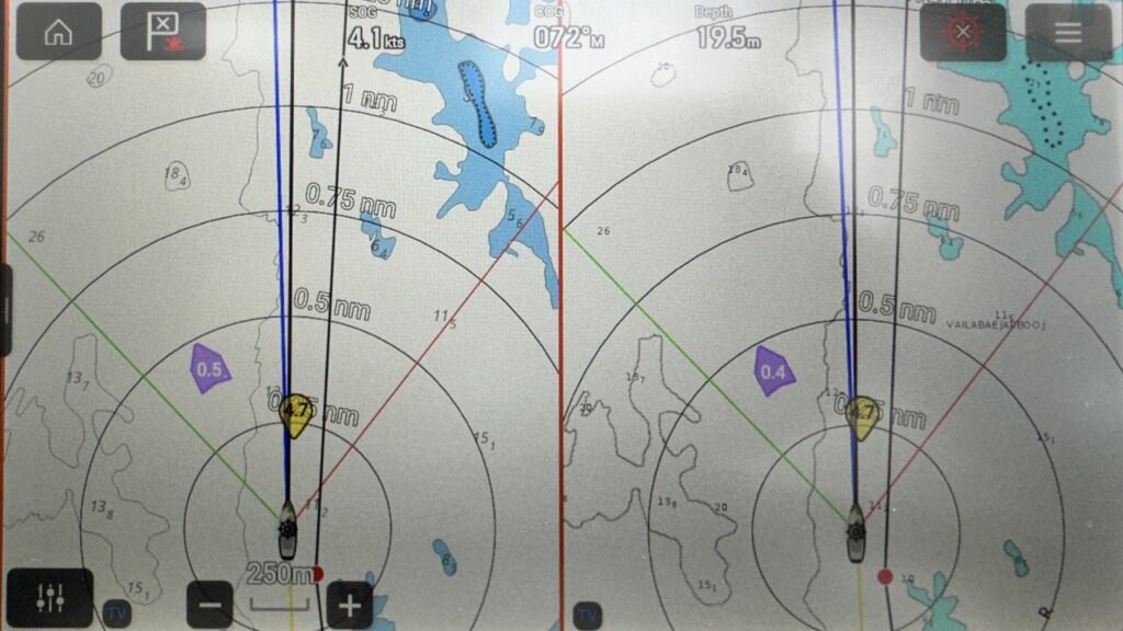 Navionics and lighthouse charts