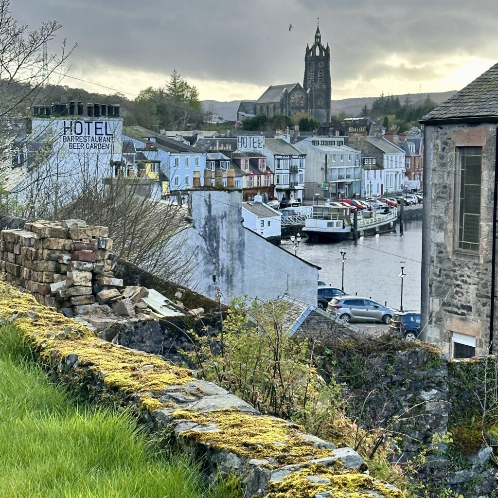 Tarbert seen from the hill